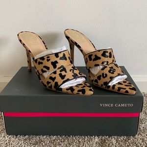 NEW Vince Camuto leopard heels